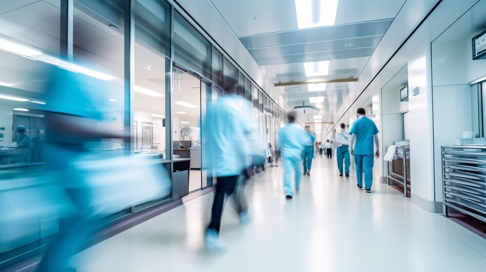 Corridoio di una struttura sanitaria